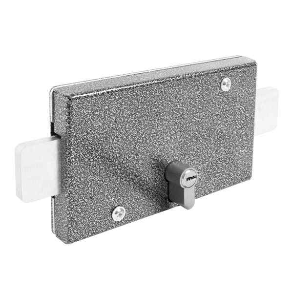 Замок накладной АЛЛЮР ЗГЦ серебро тяжел