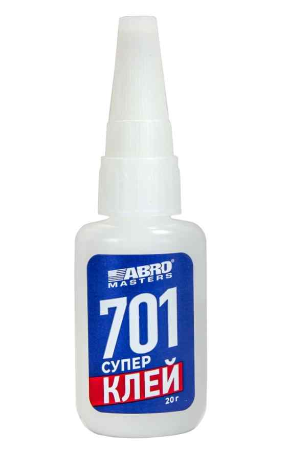 Суперклей 701 20г ABRO SG-020-RE