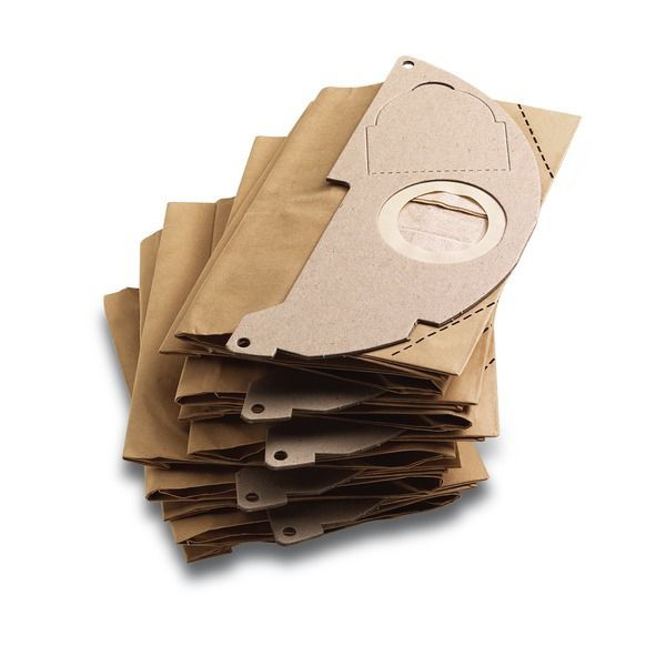 Комплект мешков бумажных MV2 (А2004,2014,2024,2054,2064,2074,WD2.200) / KARCHER (5 шт)