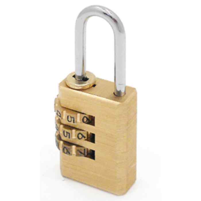 Замок навесной кодовый ВС203 латунь "SOLLER"