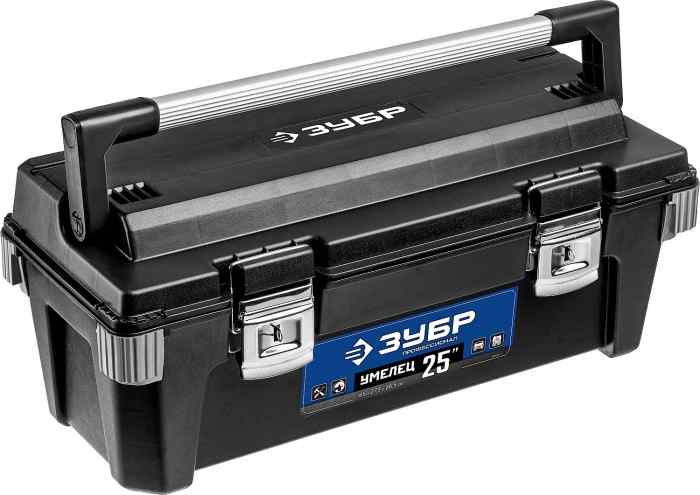 Ящик для инструмента пластиковый УМЕЛЕЦ-25 ЗУБР