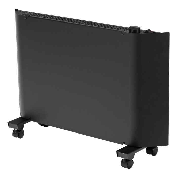 Конвектор электрический XCE-2000B, 230 В, 2000 Вт, черный, сушилка, колеса, Х-элемент// Denzel