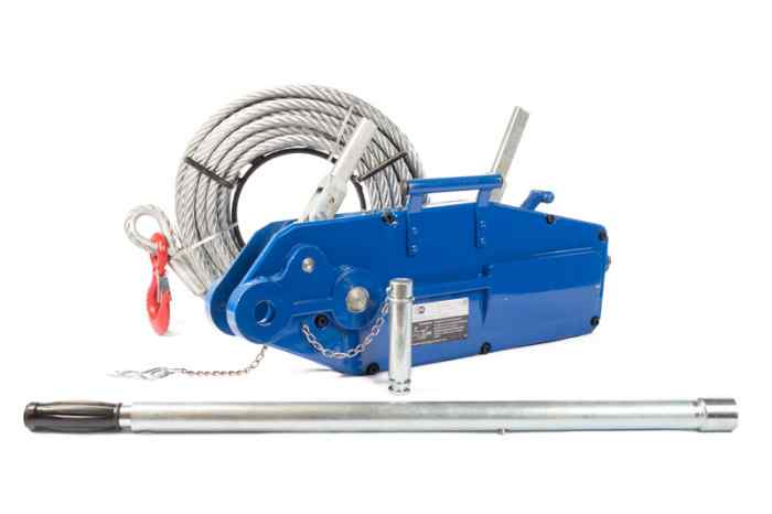 Лебедка рычажная тросовая TOR МТМ 3200, 3,2 т, без троса!