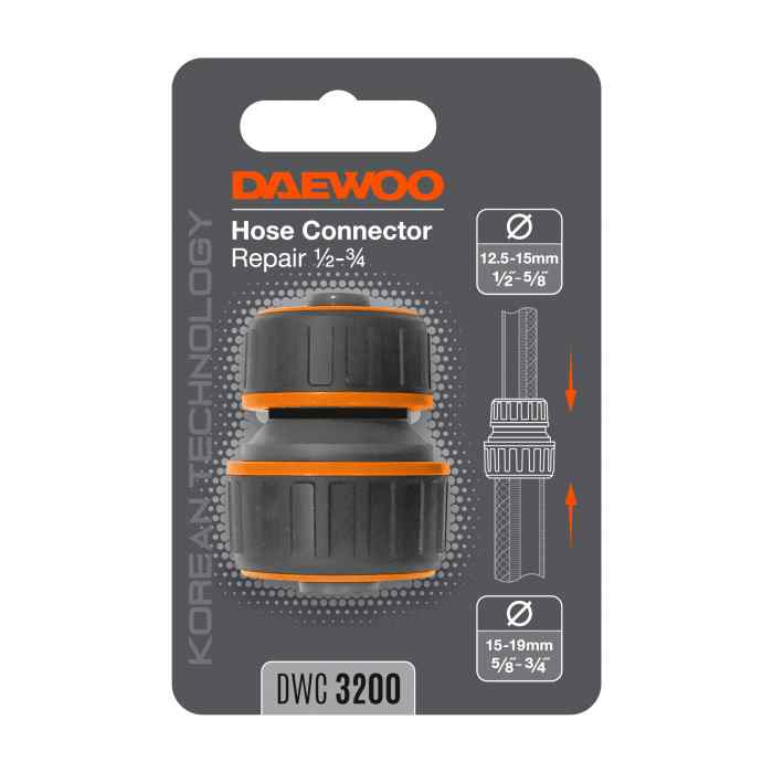Переходник для шлангов с 13-15 мм (1/2"-5/8") на 15-19 мм (5/8"-3/4") DWC 3200 DAEWOO