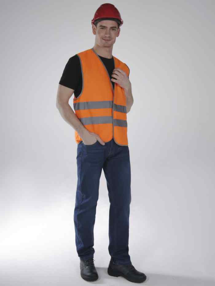 Жилет сигнальный 2СОП (тк.Полиэфир, 95), оранж