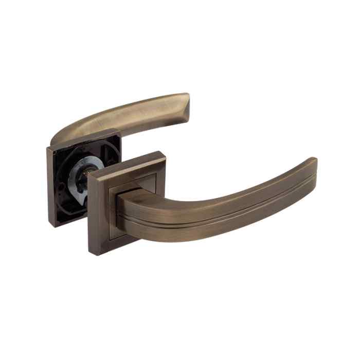 Ручка дверная 106 К Al старая бронза НОРА-М