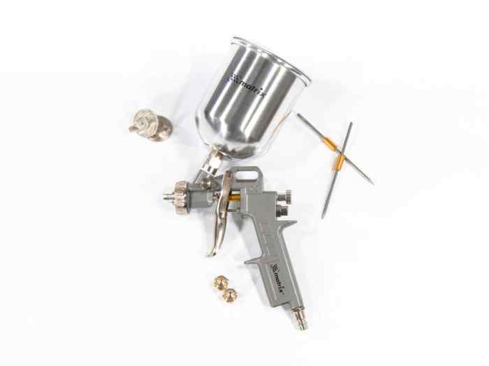 Краскораспылитель Matrix 57315  V1л, 1.2, 1.5 и 1.8мм, верхний бак