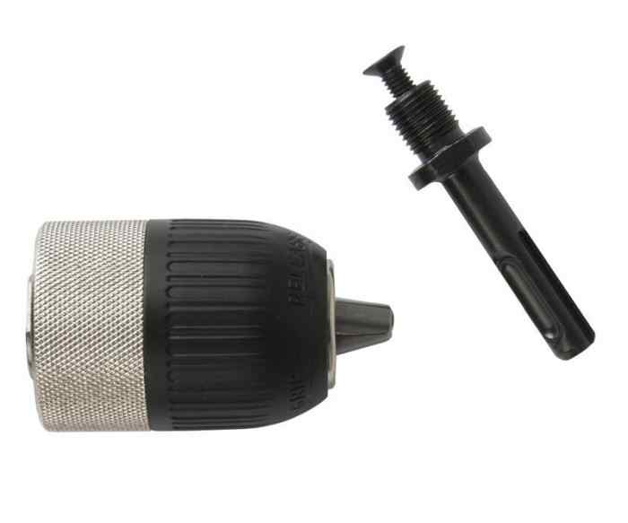 Патрон БЗП 13мм (1/2"-20UNF) с адаптером SDS+ / ПРАКТИКА