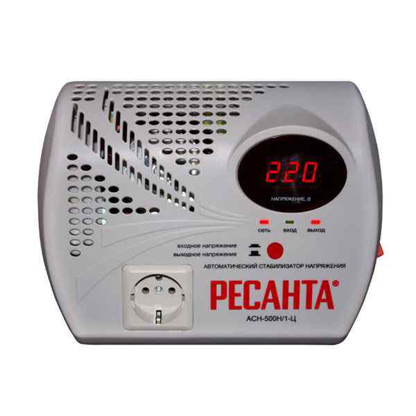 Стабилизатор АСН-500 Н/1-Ц цифровой РЕСАНТА