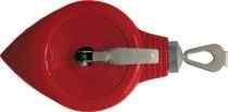 Шнур малярный отбойный, металлический корпус, 30 м, красный/FIT