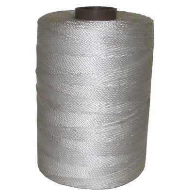 Шнур полиамидный крученый 2,2 мм 3 пряди, разрывная нагрузка 100 кг Бухта 490м