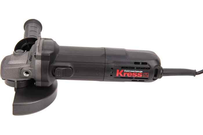 УШМ KRESS KU701 (760Вт, Øдиска 125/115мм (2кожуха), 12000об/мин, 1.98кг, картон)