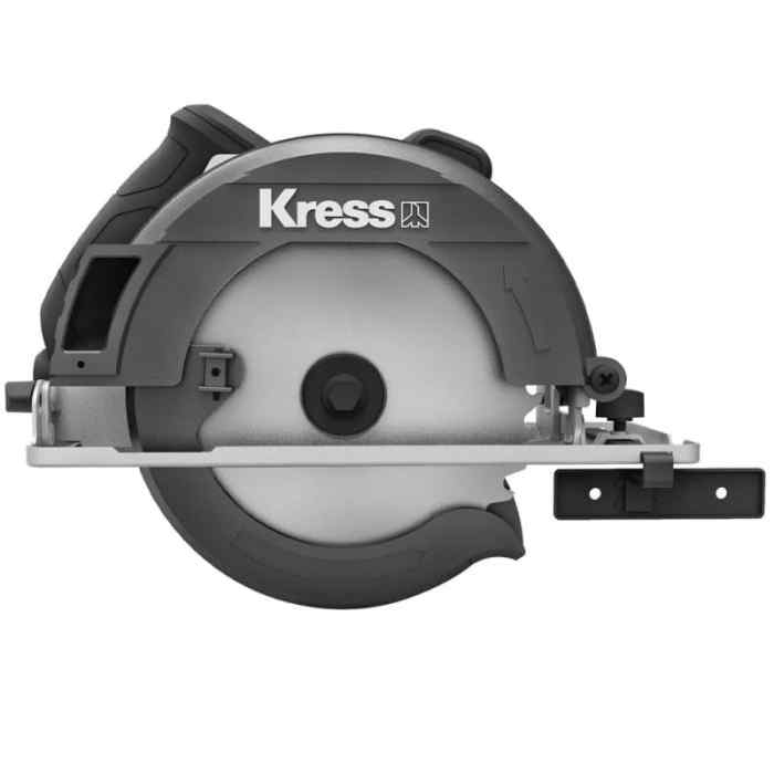 Дисковая пила KRESS KU420.1 (1400Вт, 5200об/мин, диск Ø190х30/20мм, пропил 66мм, 4.2кг)