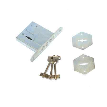 Замок врезной б/руч. Рязань ЗВ 8-4С/13 (76600/4344)