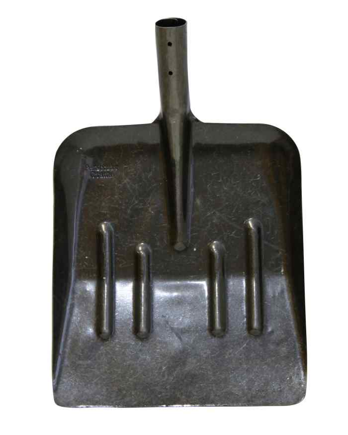 Лопата для уборки снега "Снежинка" рельсовая сталь 330*370 мм, б/ч