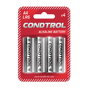 Щелочная батарея АА LR6 CONDTROL (4)