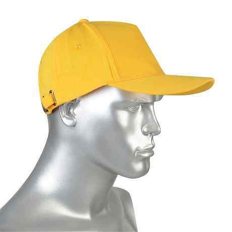 Бейсболка желтая