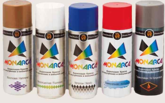 Краска аэрозольная Сигнальный фиолетовый 270 г/520мл RAL 4008 MONARCA