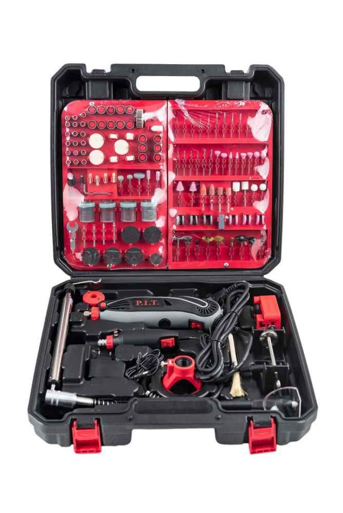 Гравер электрический P.I.T. PMG200-С1 + 350 предметов.( 33000 об/мин)