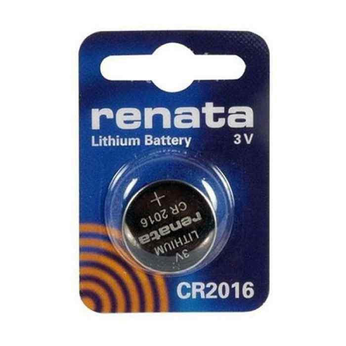 Батарейка CR2016 BL1 дисковая литиевая "Renata"