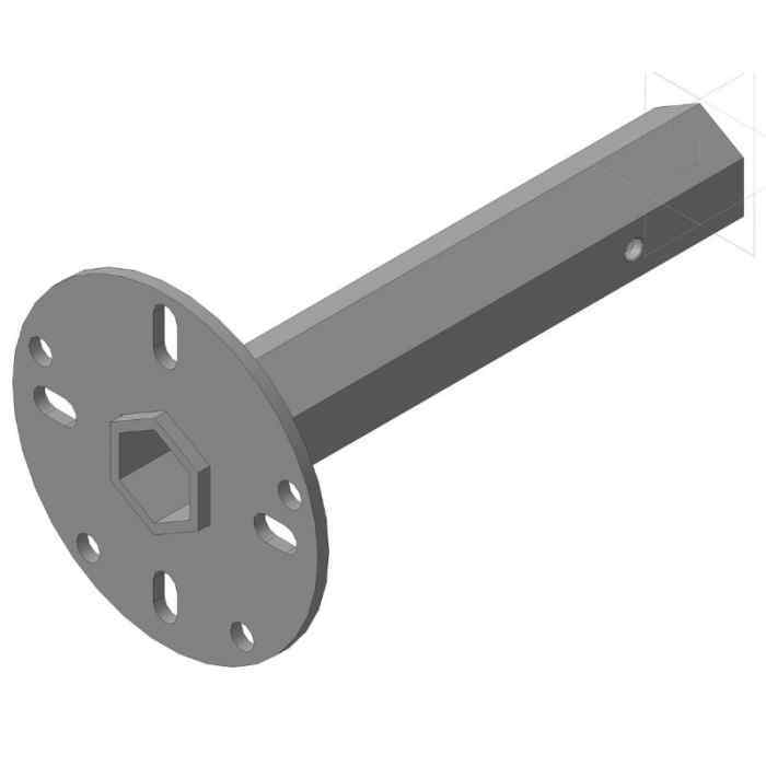 Ступица колеса S24 МБ 155 мм (универсальная)