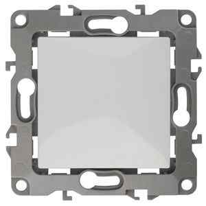 Выключатель, 10АХ-250В, Эра12, белый 12-1101-01