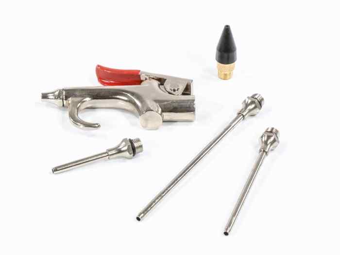 Набор Matrix продувочный пистолет  в комплекте с насадками, 4 шт 