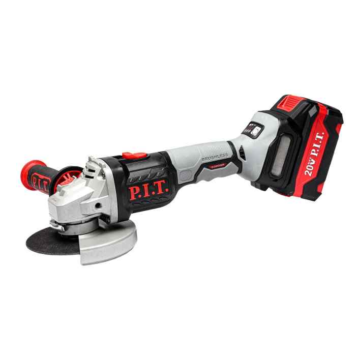 Аккум. бесщет. шлифмаш.  PWS20H-125D/1 (20В, 125мм, 3 ск, 1 акб 4,0Ач, ЗУ, кейс)