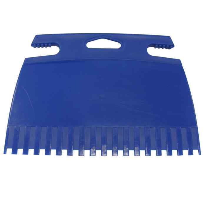 Шпатель зубчатый, пластик, 180х125 мм 1 мм, д/ковр.покрытий 