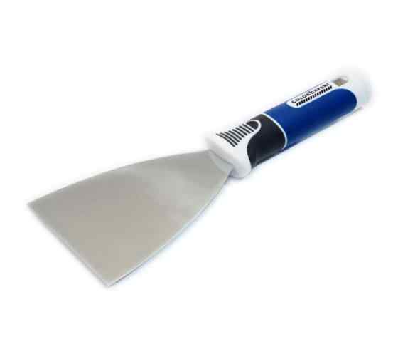 Шпатель 100 мм, нерж.сталь, гибкий, 3К-ручка COLOR EXPERT