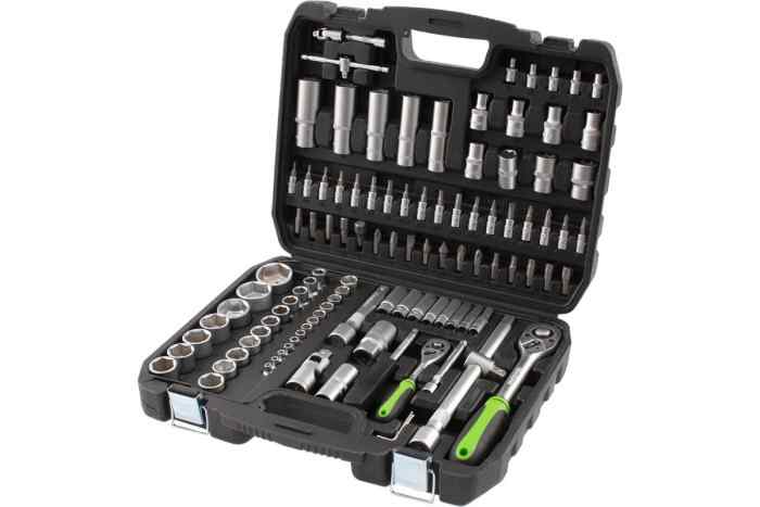 Набор инструментов, 1/2", 1/4", 108 предметов Сибртех