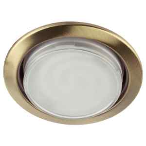 Светильник под лампу GX53 220V 13W золото KL35 GD ЭРА