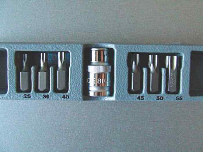 Набор бит (Т25-Т55, 7 предметов) / СЕРВИС КЛЮЧ