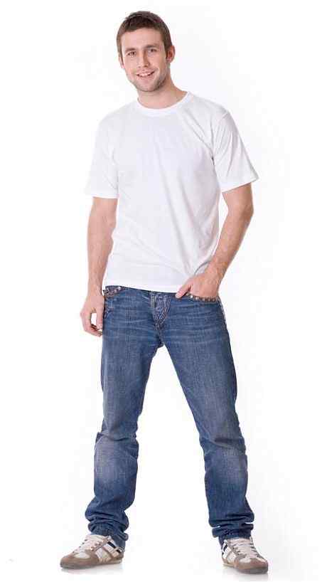 Футболка белая хлопок 160г/м2