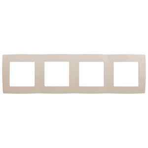Рамка на 4 поста Эра слоновая кость 12-5004-02
