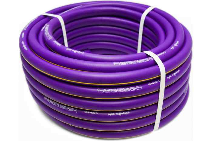 Шланг поливочный POLYAGRO Premium САПФИР ТЭП, 3/4", 25 м, армированный, трёхслойный, морозостойкий