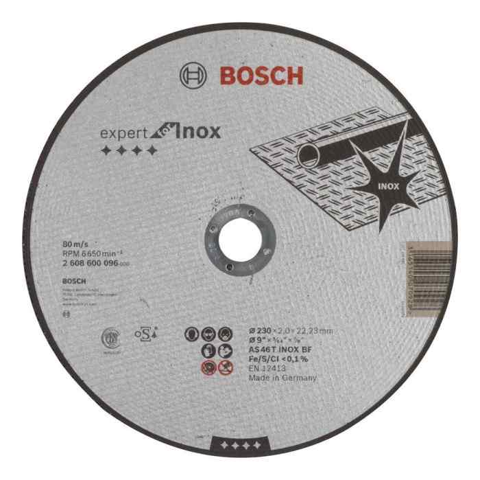 Круг отрезной по нержавейке 230х2.0х22 / BOSCH (шт)
