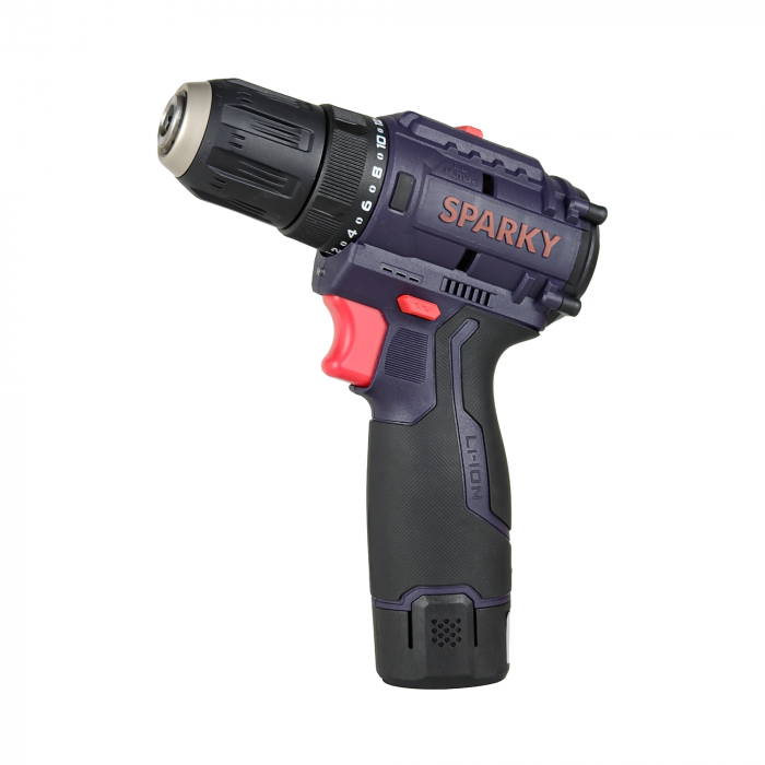 ШУРУПОВЕРТ АККУМ SPARKY HD BR2 12L-С BL(Бесщет., 12В, 2*2А/ч, 45Н/м, 10 мм, кейс)