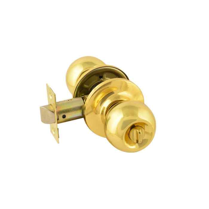 Защелка дверная ЗШ-03 фиксатор, золото НОРА-М 15690