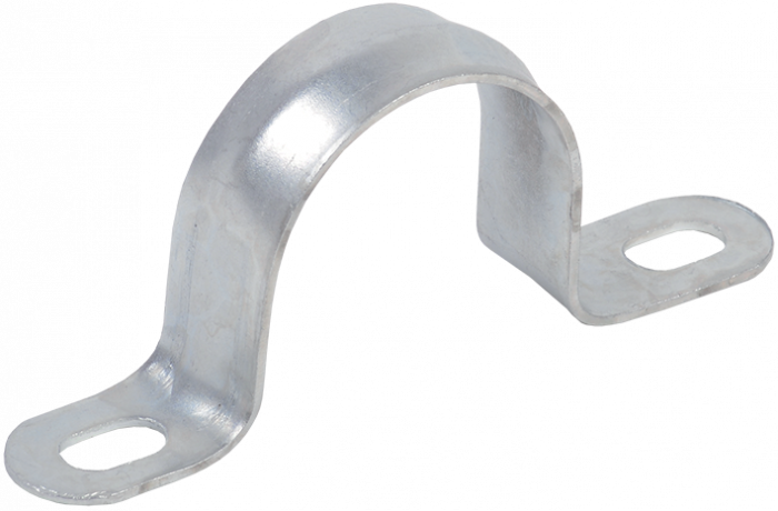 Скоба метал. 2-лапк. d16-17 (в уп 100шт) ИЭК