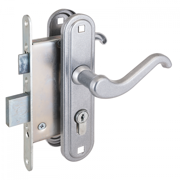 Замок врезной с/руч. Д-град Зенит ЗВ4-3.02 бриллиант (2572)