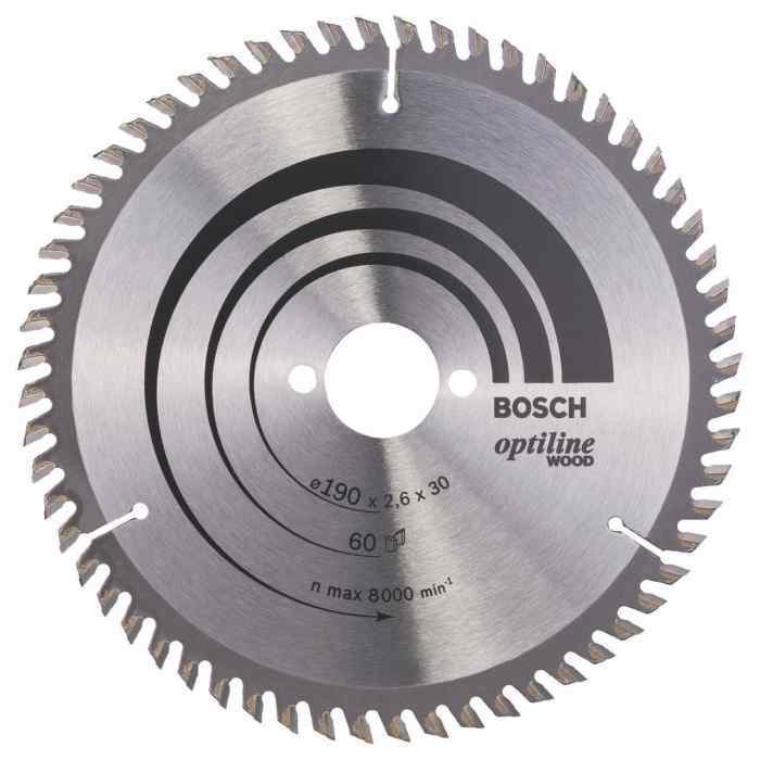 Диск пильный 190х30х60 OPTILINE/BOSCH (шт)