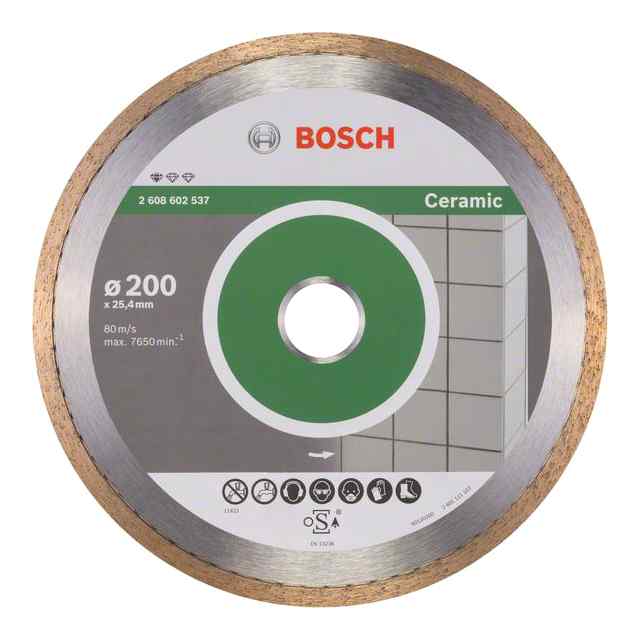 Круг алмазный отр. Standard for Ceramic 200х25,4х1,6 (Керамика) /BOSCH (шт)