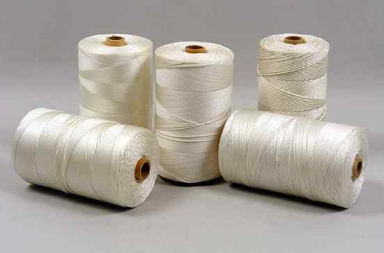 Нить полиамидная крученая 1,2 мм длина 70 м, 1*3 187 ТЕКС нагрузка 33 кг