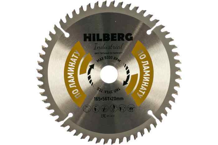 Диск пильный HILBERG 160×48T-20 Industrial Ламинат