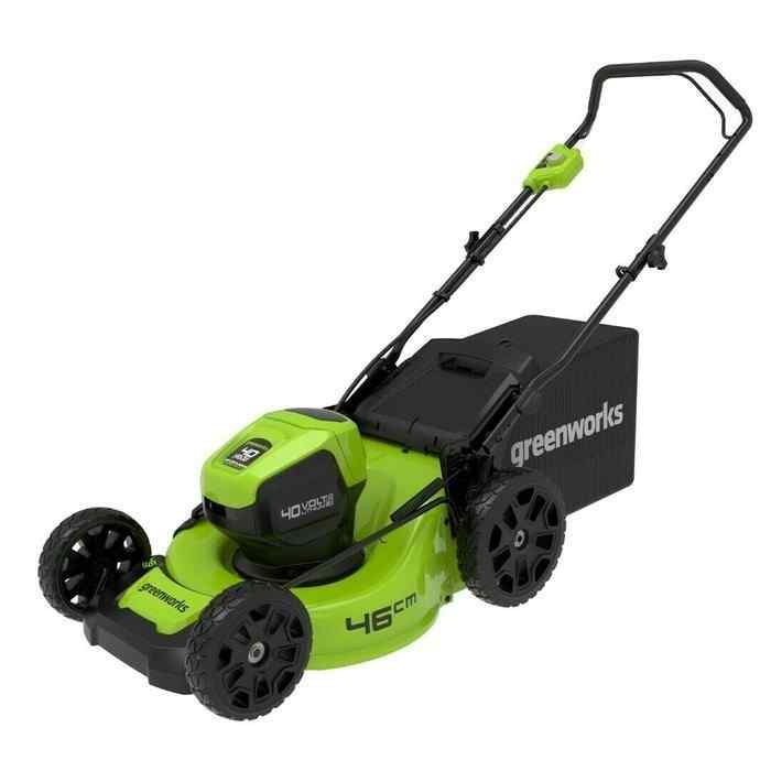 Газонокосилка аккумуляторная Greenworks GD40LM46HP, 40V, 46 см, бесщеточная, без АКБ и ЗУ