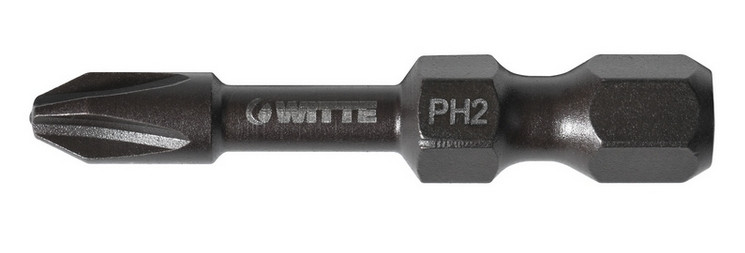 Бита IMPACT PH 2 x 38 мм/WITTE
