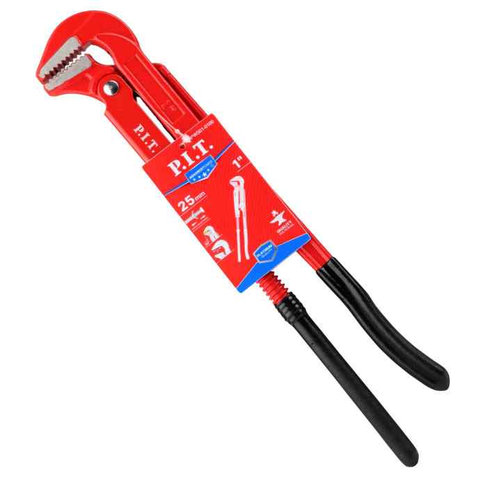 Ключ трубный рычажный P.I.T. (№1, 300мм, 1", губки 90°, раскрытие 40мм, 2 точки конт.)