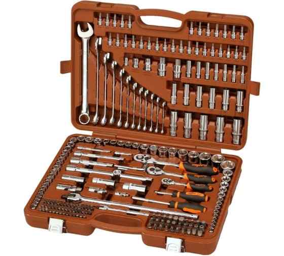 Набор инструмента универсальный 1/4", 3/8", 1/2" DR 216 предметов OMBRA