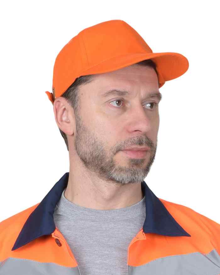 Бейсболка оранжевая